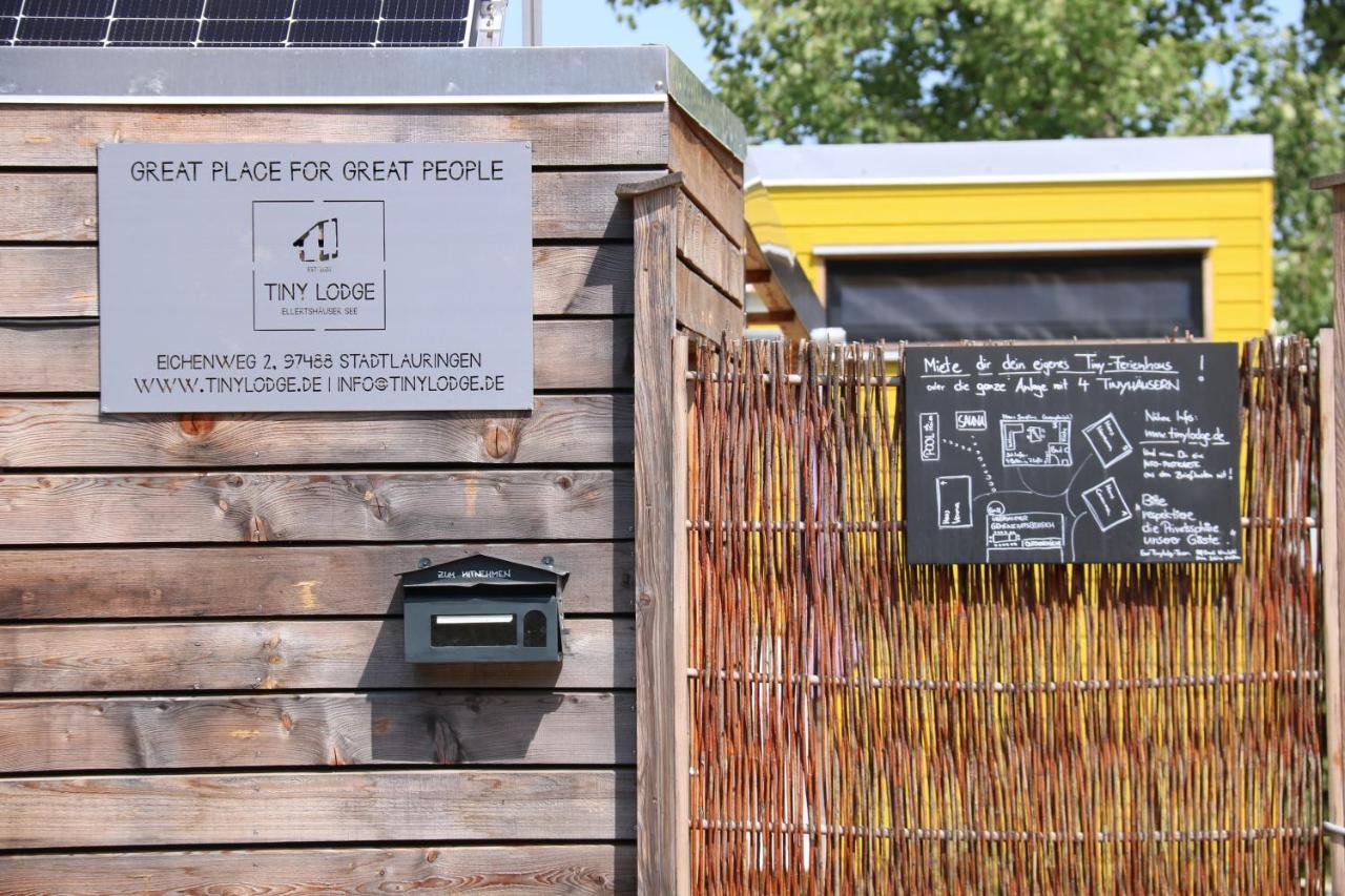 Tinylodge Am Ellertshaeuser See Stadtlauringen エクステリア 写真